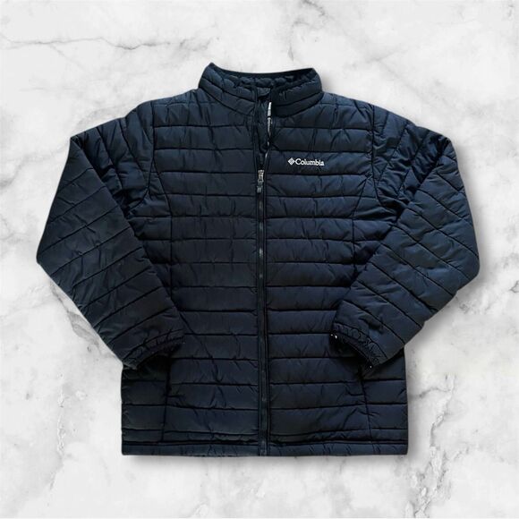 Columbia Omni Heat Puffer Black Jacket Mens Size Large - Picture 1 of 6